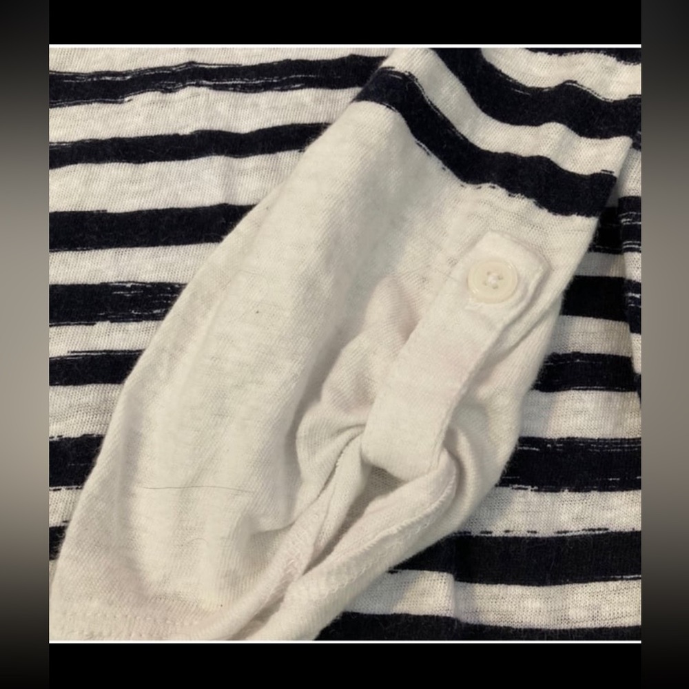 Talbots boat neck medium striped shirt - Picture 4 of 11